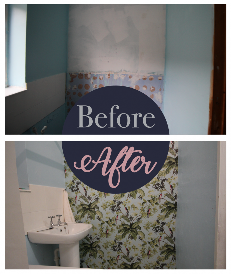 How to create a feature wall with pastethepaper wallpaper • Turning a