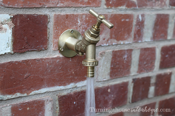 Ta-da! You've got a new outdoor tap!